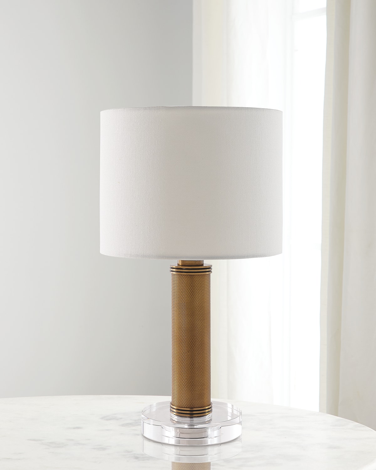 Shop Port 68 Billy Mini Lamp In Clear/brass