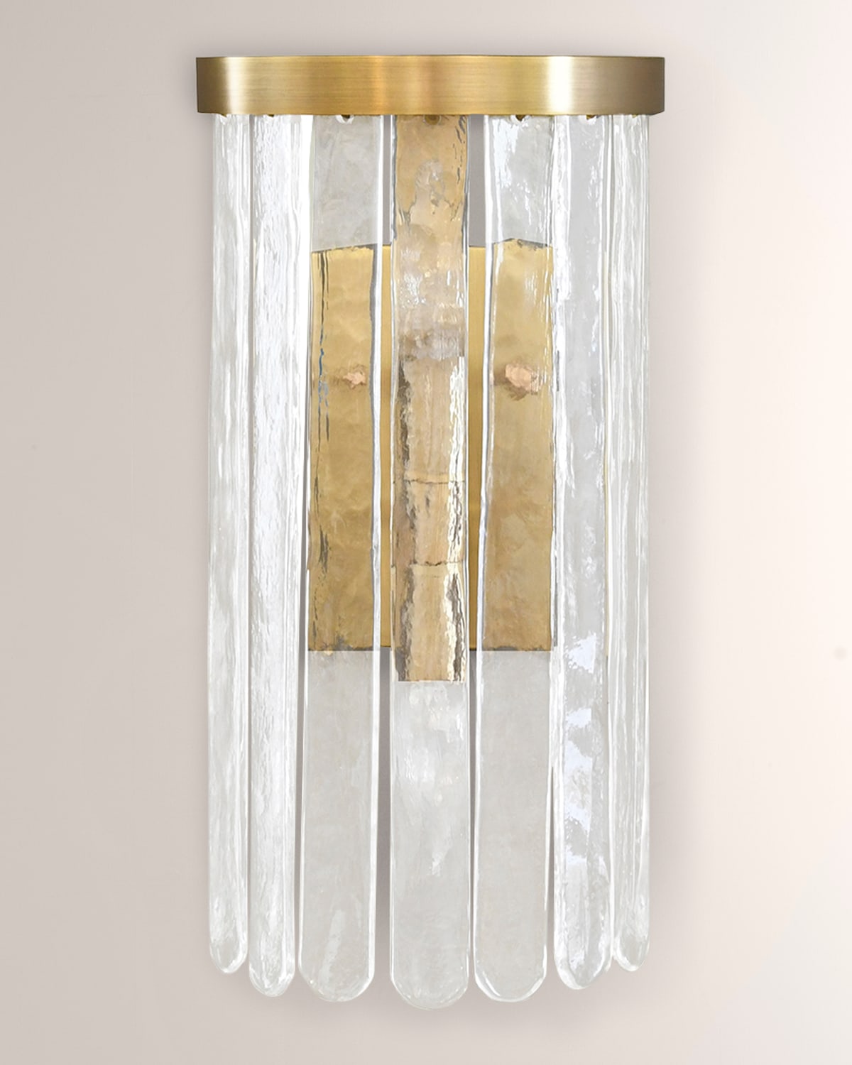 Worlds Away Heloise Sconce In Brushed Brass