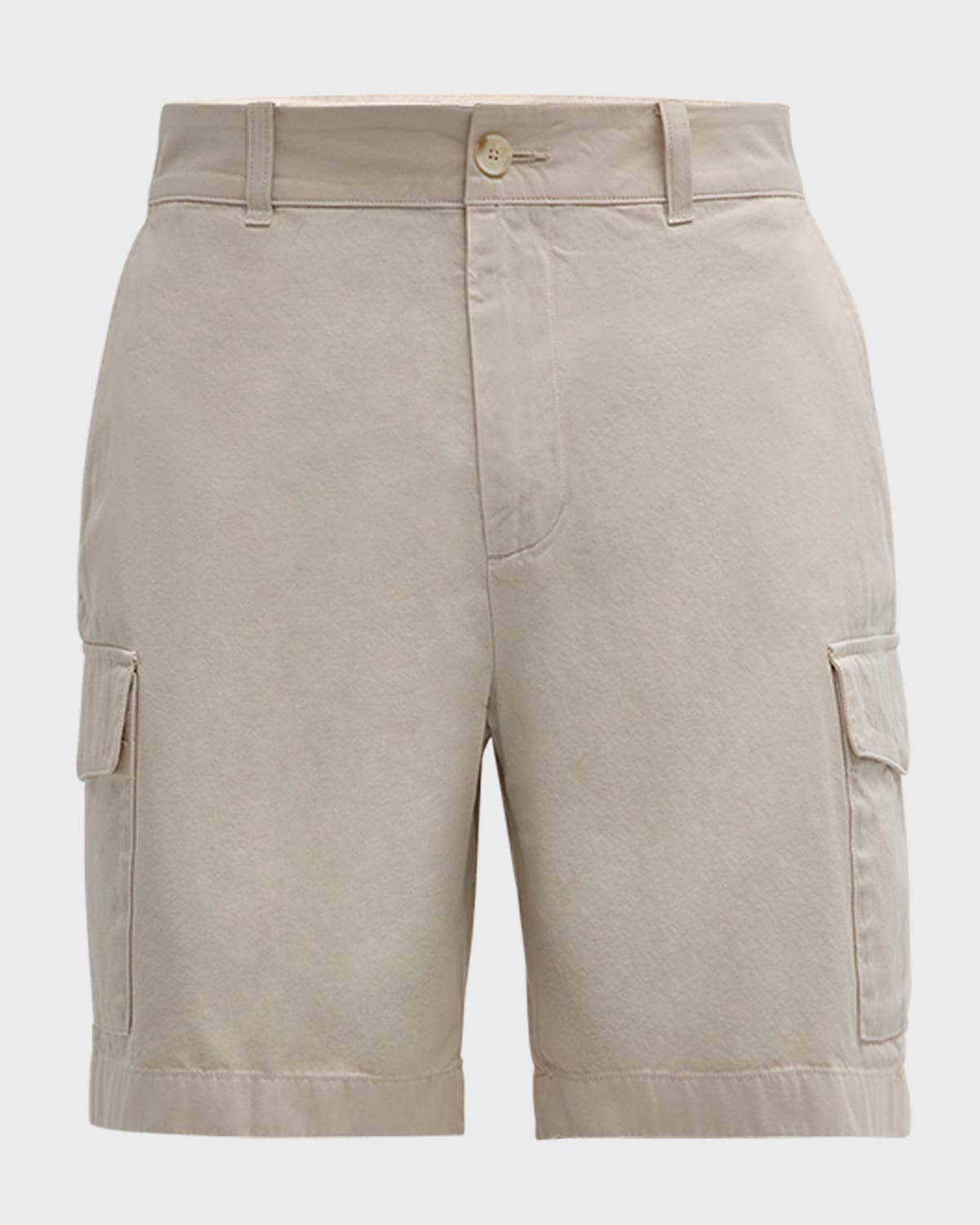 Vince Twill Cargo Short In Deco Cream