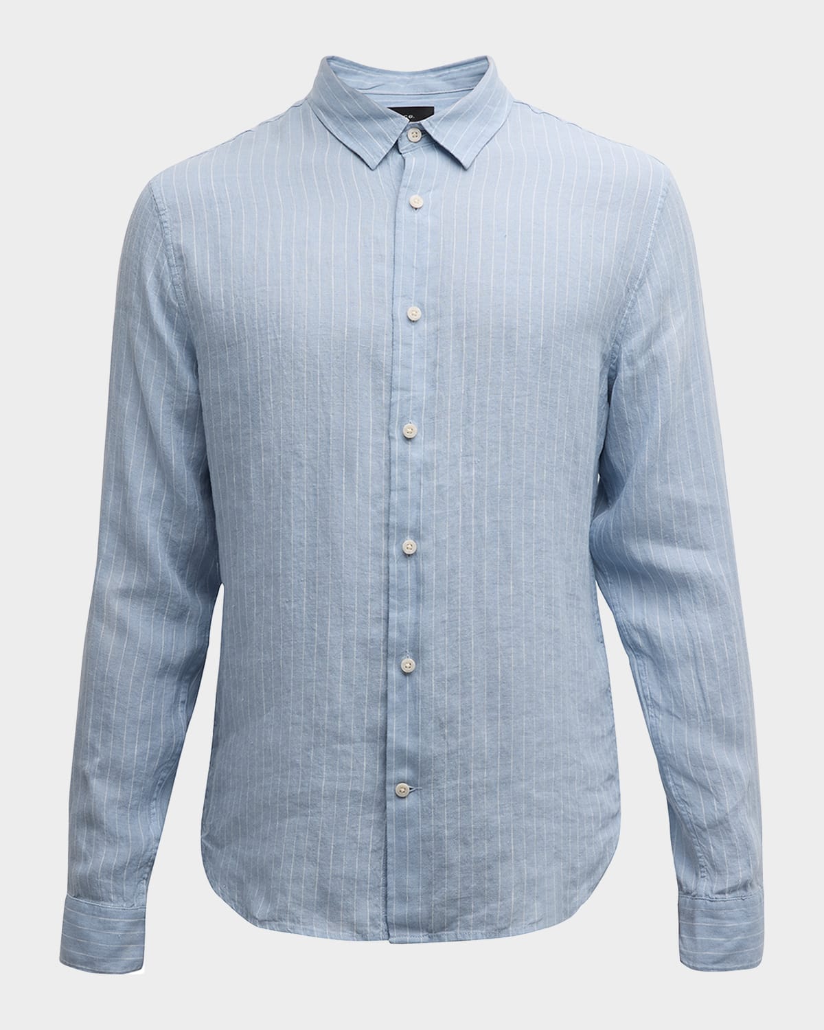 Men's Bayside Striped Linen Sport Shirt