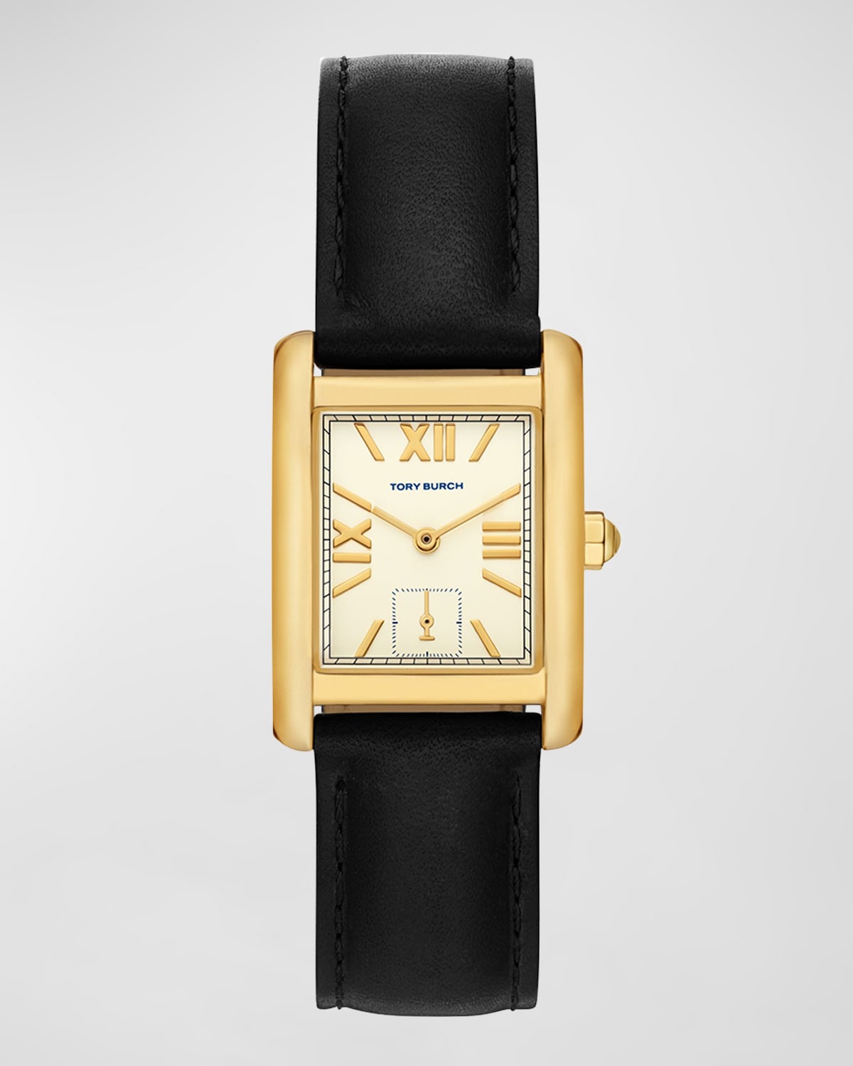 The Eleanor Watch - Leather and Gold-Tone Stainless Steel