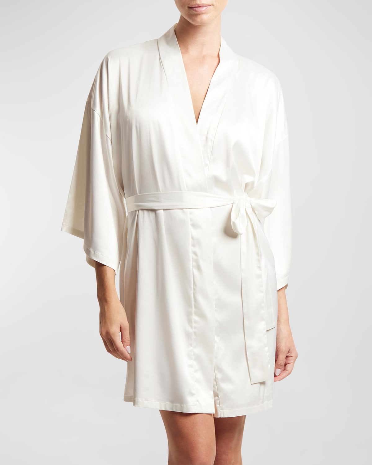 Shop Hanky Panky Happily Ever After Robe In Light Ivory