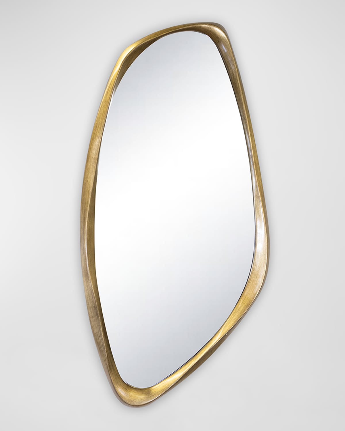 Galet Mirror (Antiqued Gold Leaf)