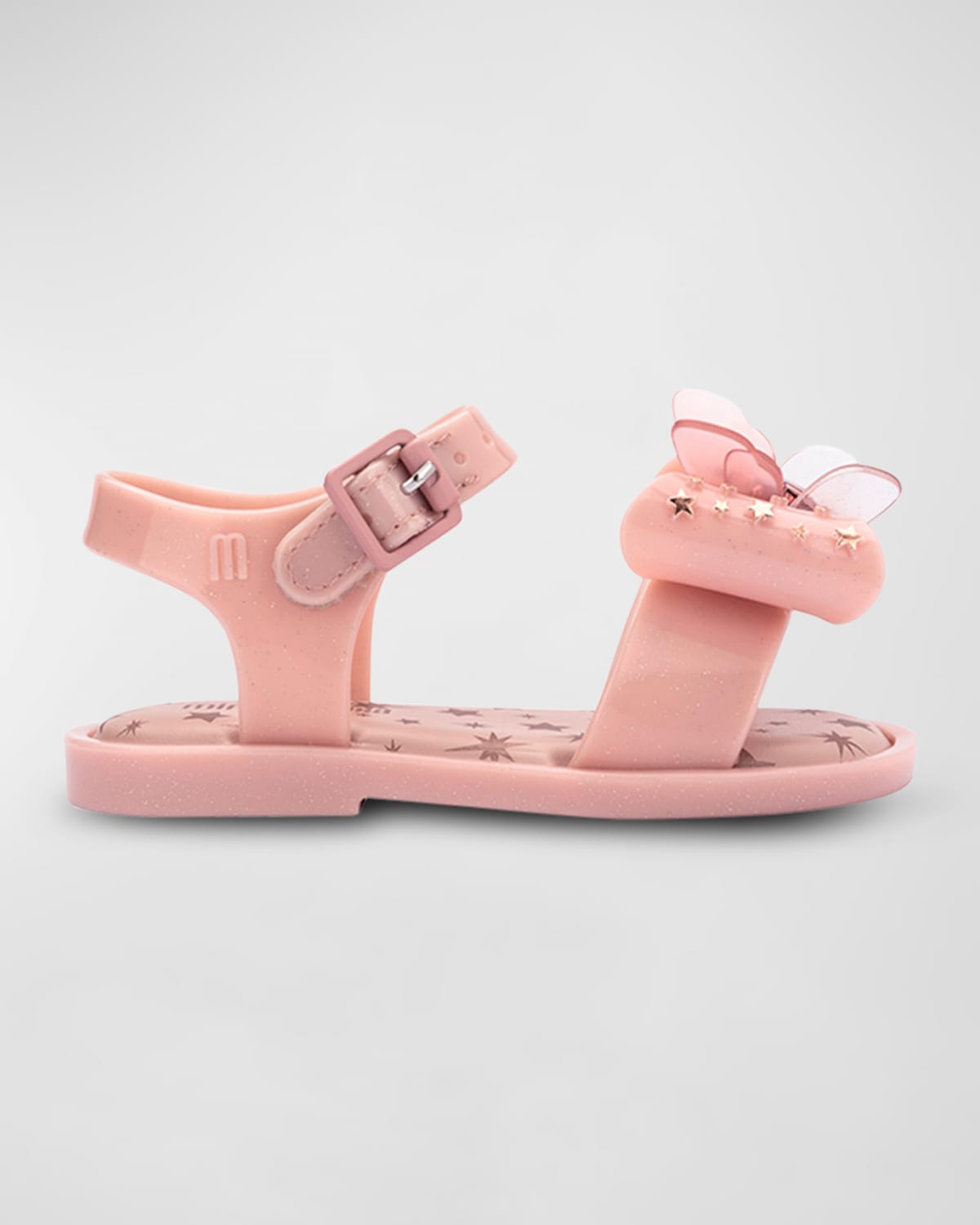 Shop Melissa Girl's Mar Star Sandals, Baby/toddler In Pink