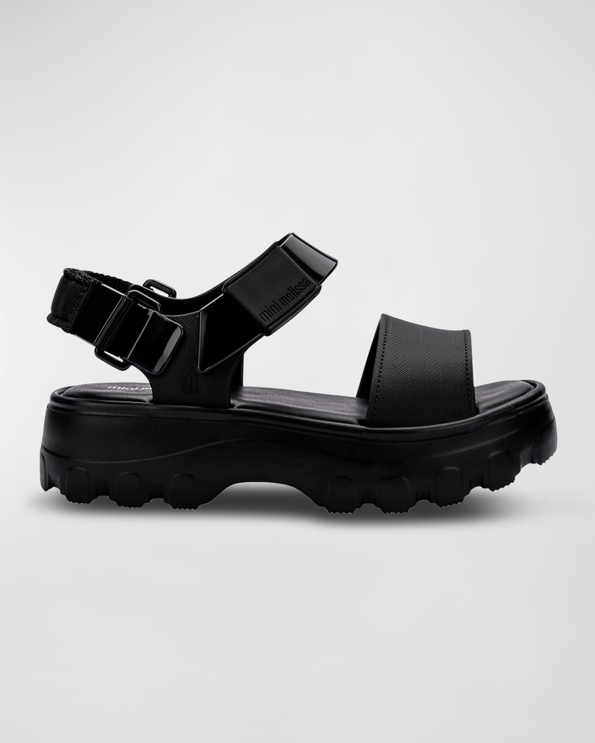 Shop Melissa Girl's Kick Off Platform Sandals, Baby/toddler/kids In Black