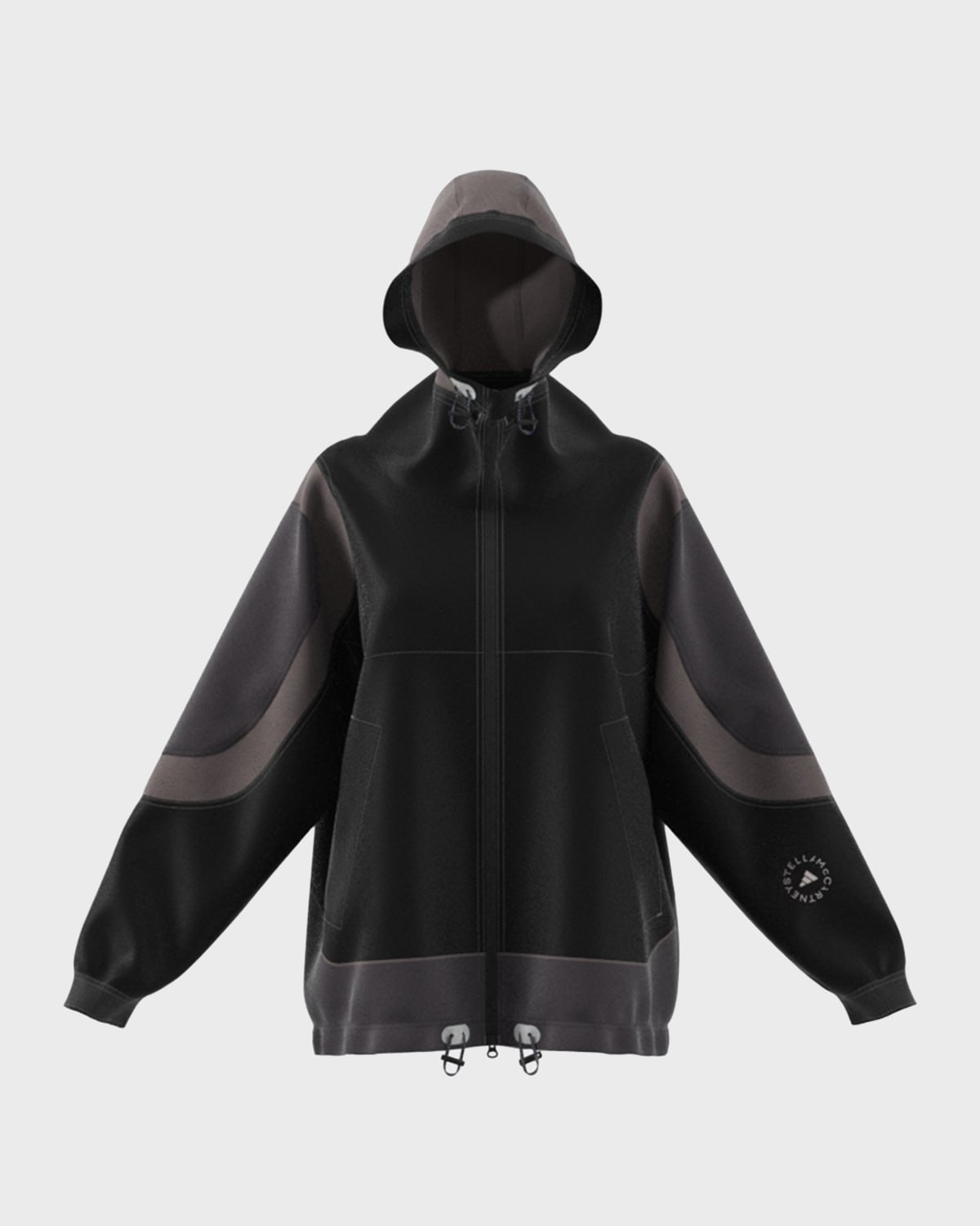 Adidas By Stella Mccartney Woven Track Jacket In Black/utiblk