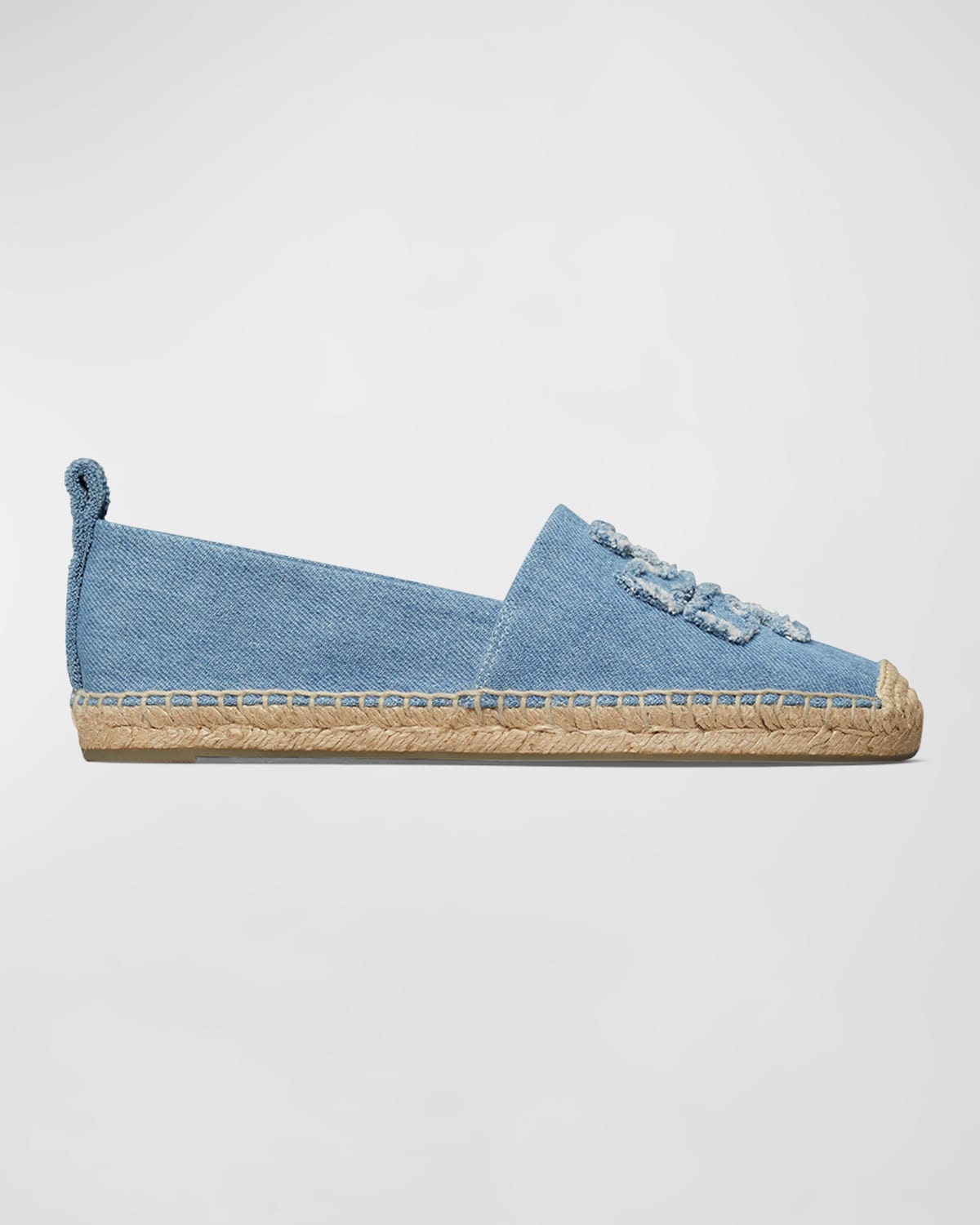 Tory Burch Double T Denim Espadrilles