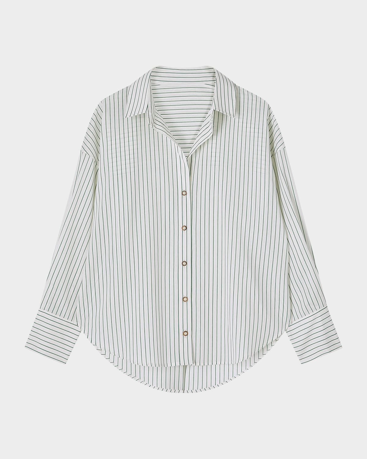 Lk Bennett Bextor Stripe Shirt In Cream