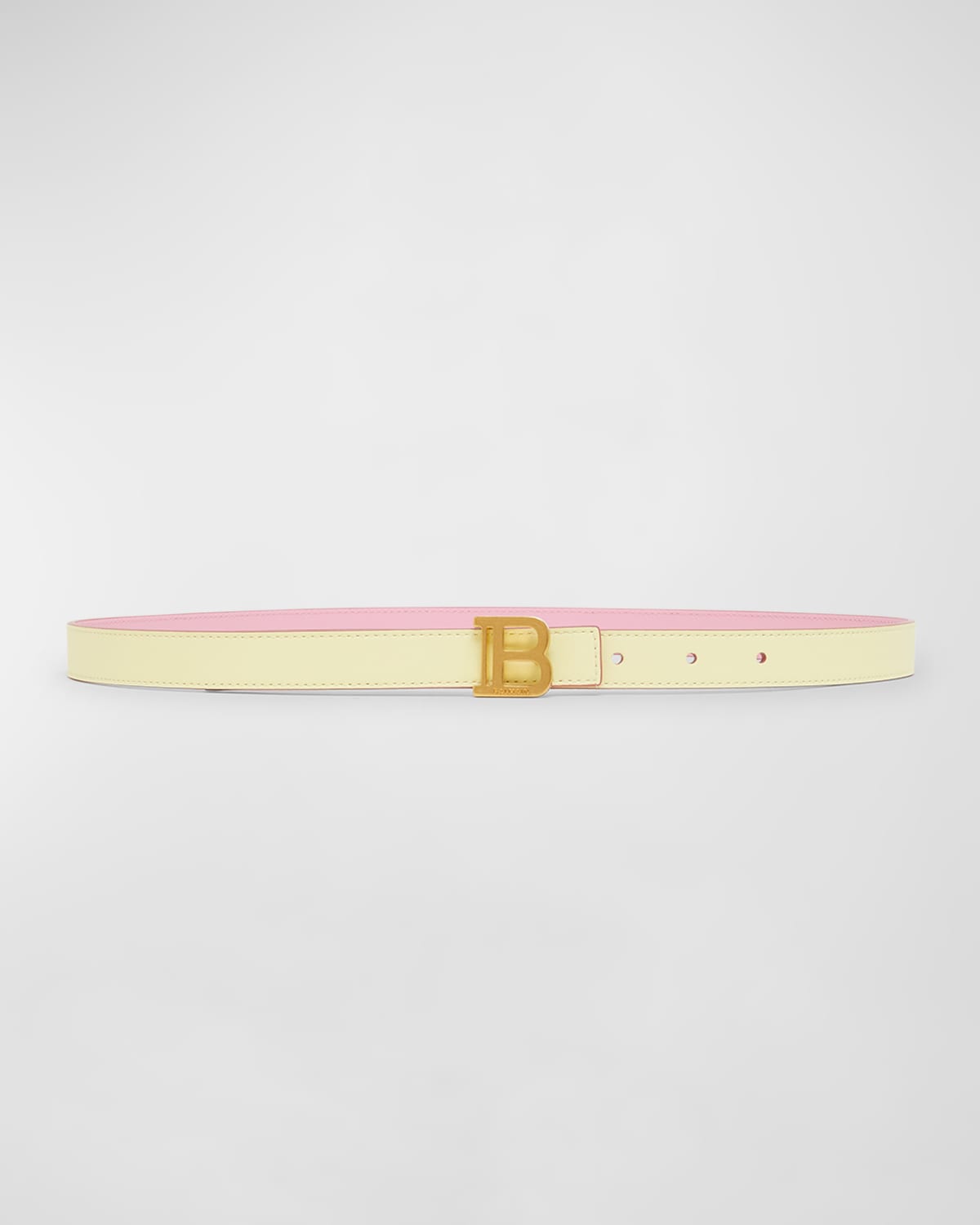 B-Monogram Reversible Leather Belt