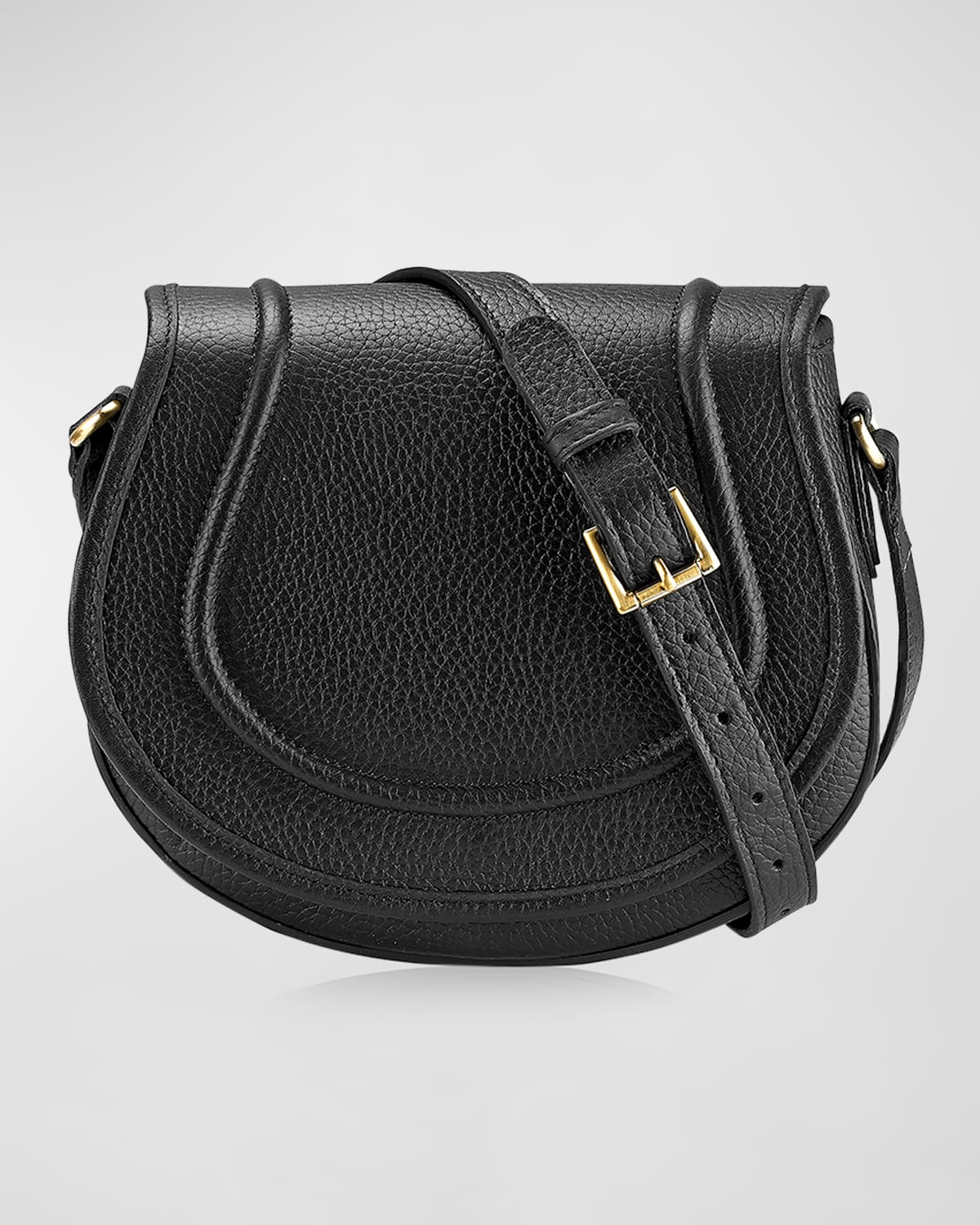 Jenni Saddle Leather Crossbody Bag