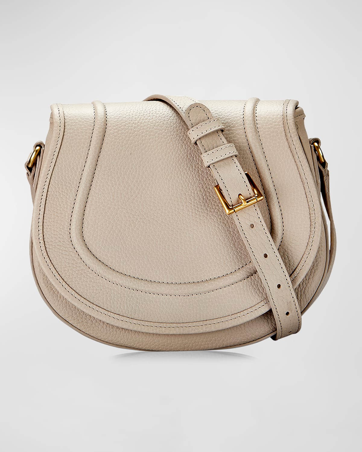 Elle Pebble Leather Crossbody Bag