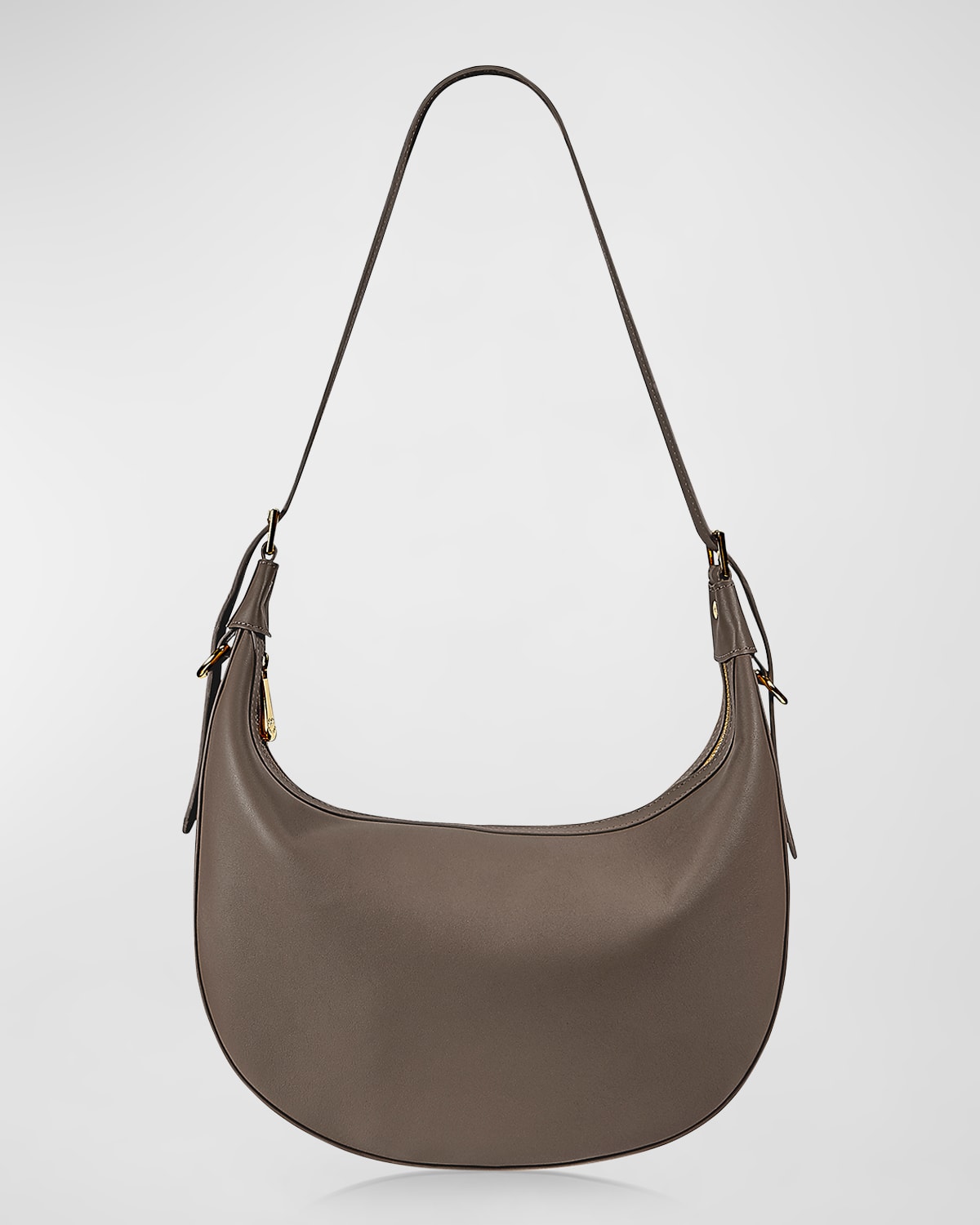 GIGI NEW YORK REAGAN ZIP LEATHER HOBO BAG