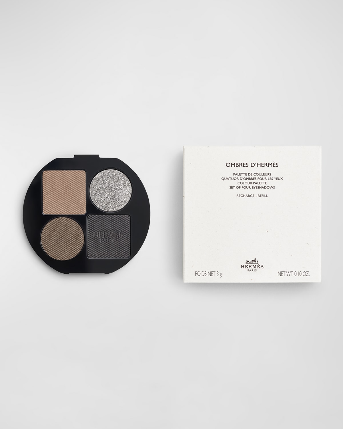 Shop Hermes Ombres D' Eyeshadow Refill In 05 Ombres Fumees