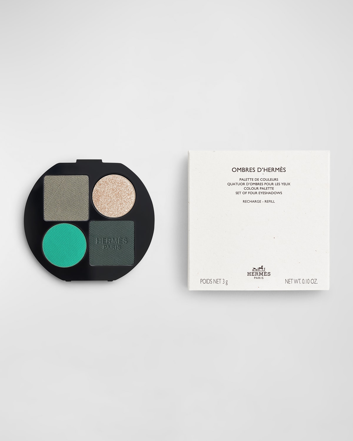 Shop Hermes Ombres D' Eyeshadow Refill In 02 Ombres Vegetales