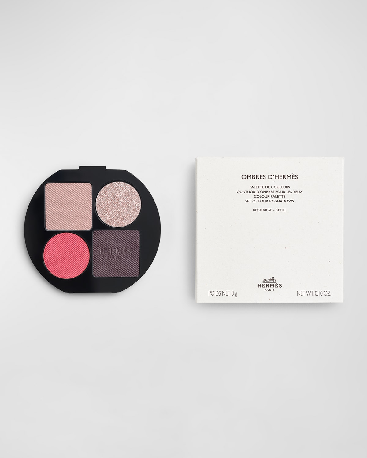 Shop Hermes Ombres D' Eyeshadow Refill In 01 Ombres Petales