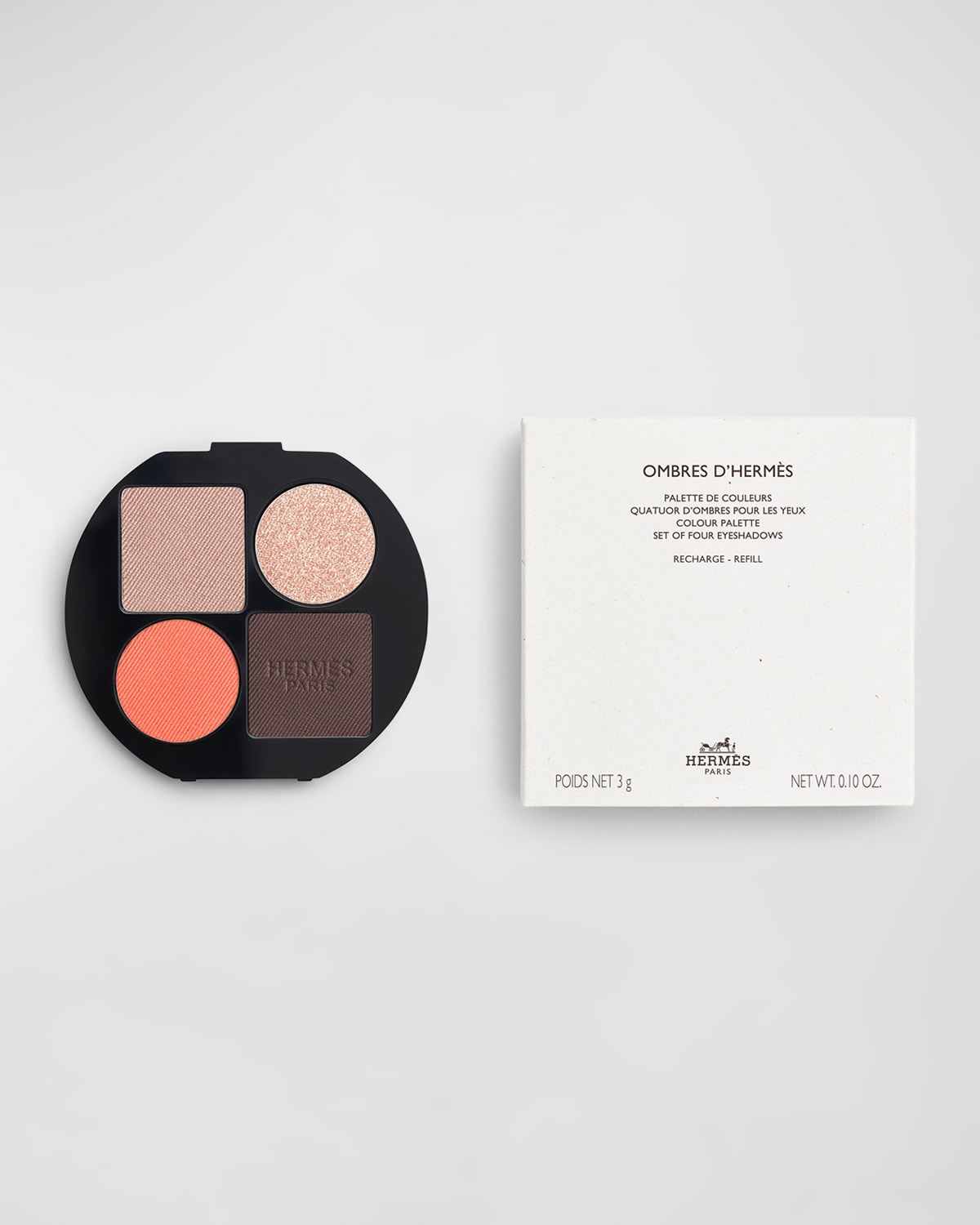 Shop Hermes Ombres D' Eyeshadow Refill In 03 Ombres Fauves