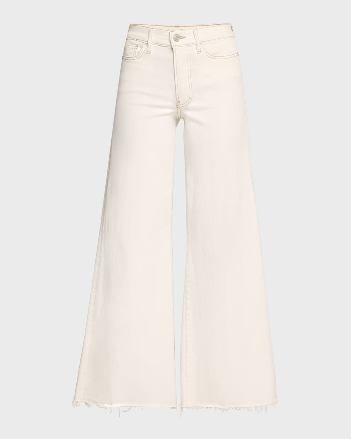 Frame Relaxed Fit Straight Leg Crop Jeans In Au Natural Clean