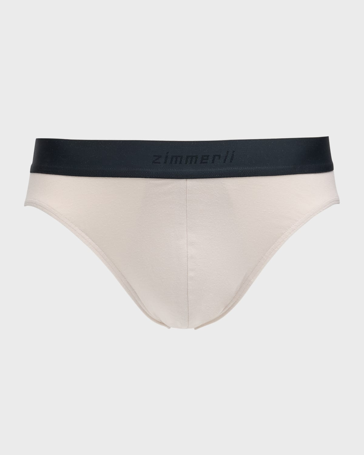 Shop Zimmerli Men's Stretch Modal Briefs In Almond Latte