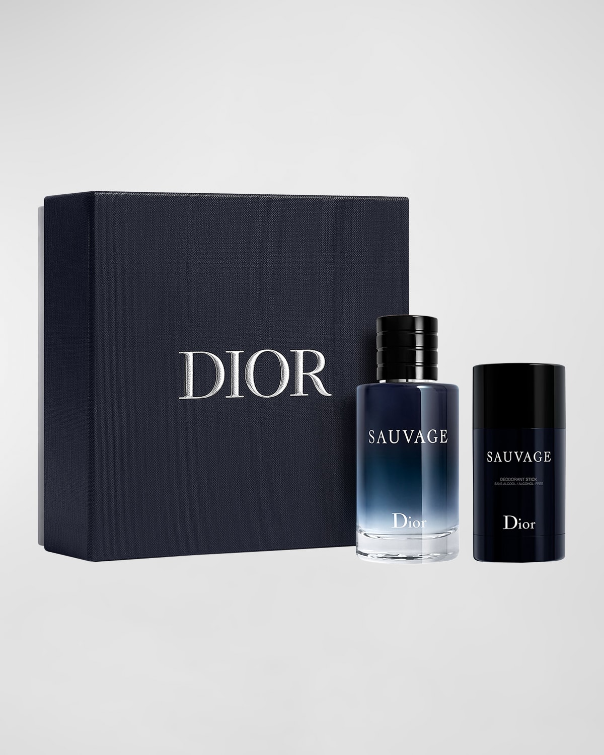 Dior Limited Edition  Sauvage Set, Eau De Toilette And Deodorant In White