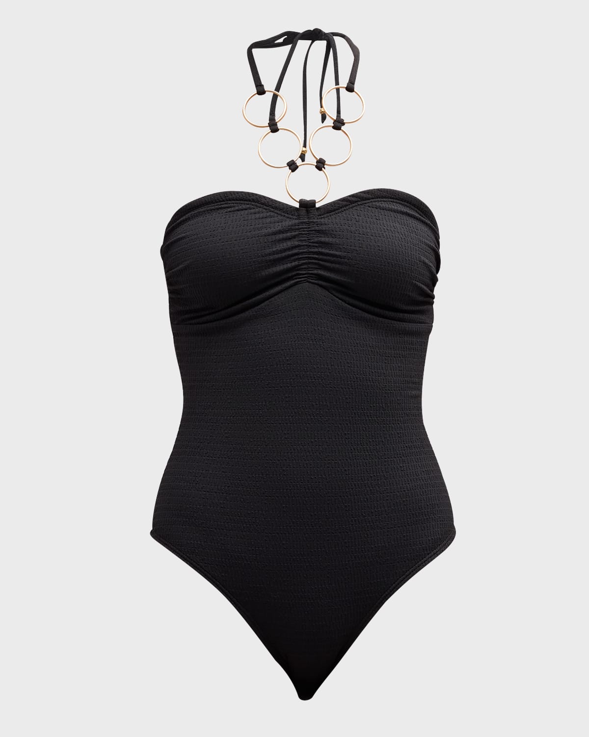 Ring Cinched One-Piece Swimsuit