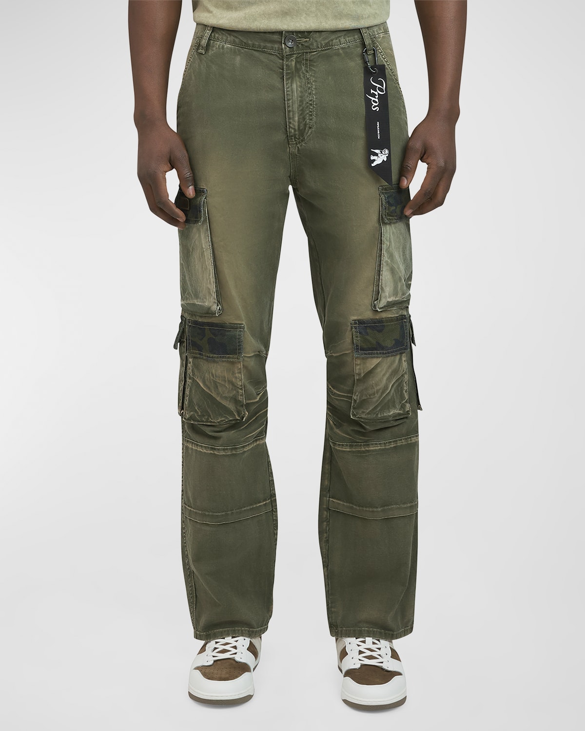 Prps Men's Toshomingo Cargo Pants In Army Green