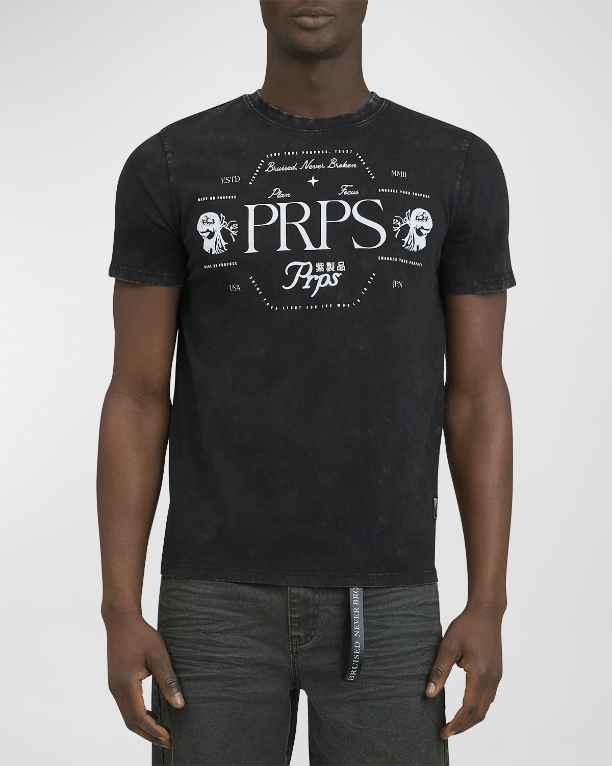 Shop Prps Men's Isle Royale Logo T-shirt In Black