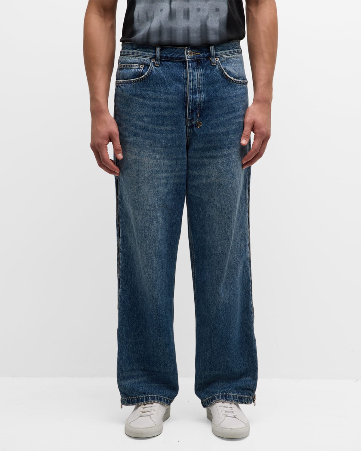 Shop Ksubi X Trippie Redd Men's Maxx Zip Trip Jeans In Denim