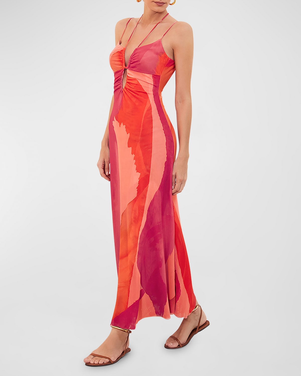 Vix Rambla Mina Midi Dress In Rambla