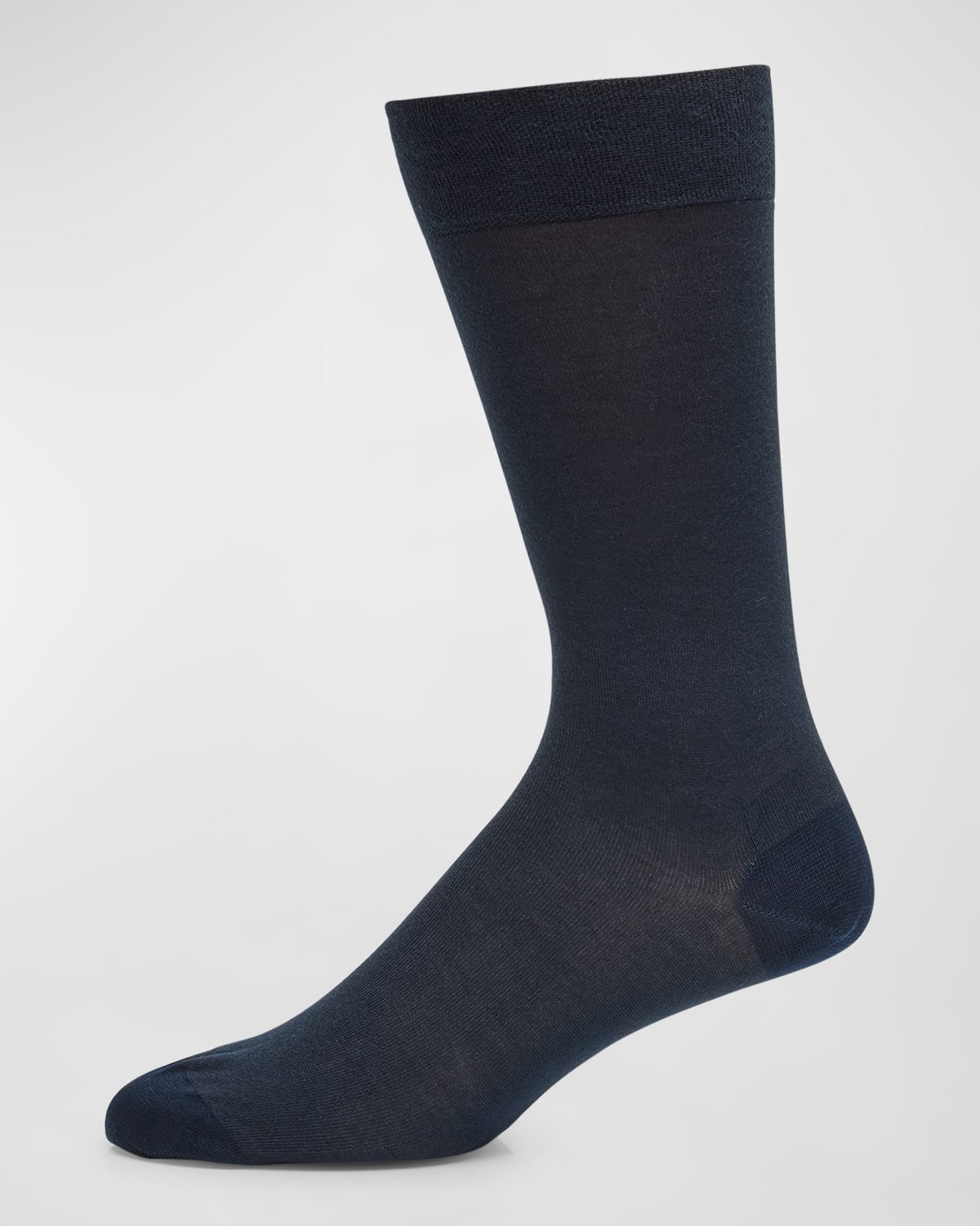 Marcoliani Men's Fresh Of Modal Crew Socks In Black
