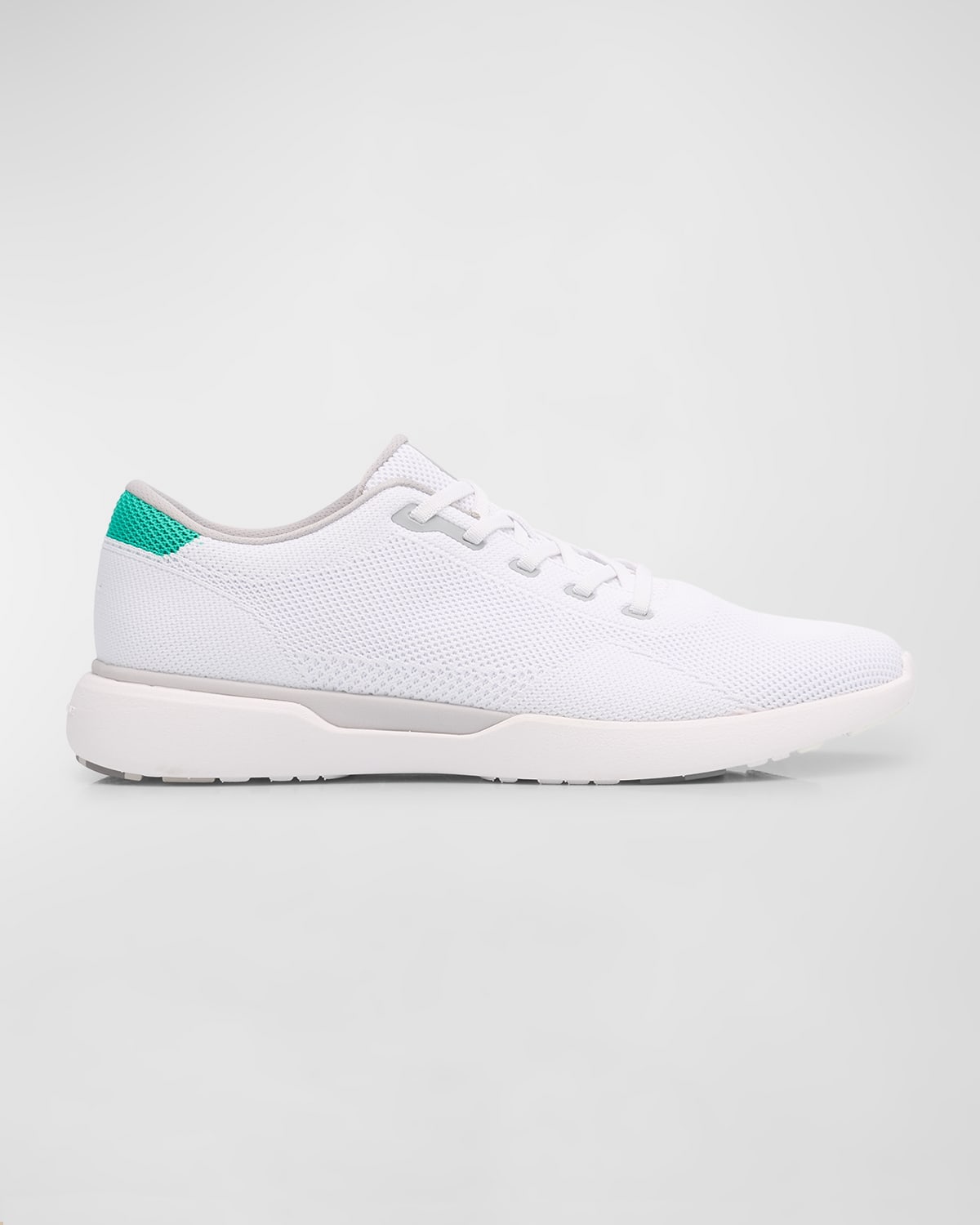 Shop Peter Millar Men's Glide V3 Mesh Runner Sneakers In White