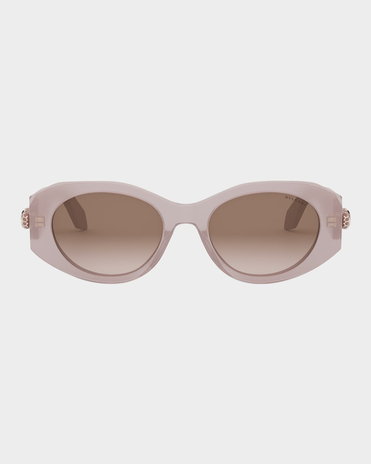 Bvlgari Serpenti Oval Sunglasses In Spk/brng