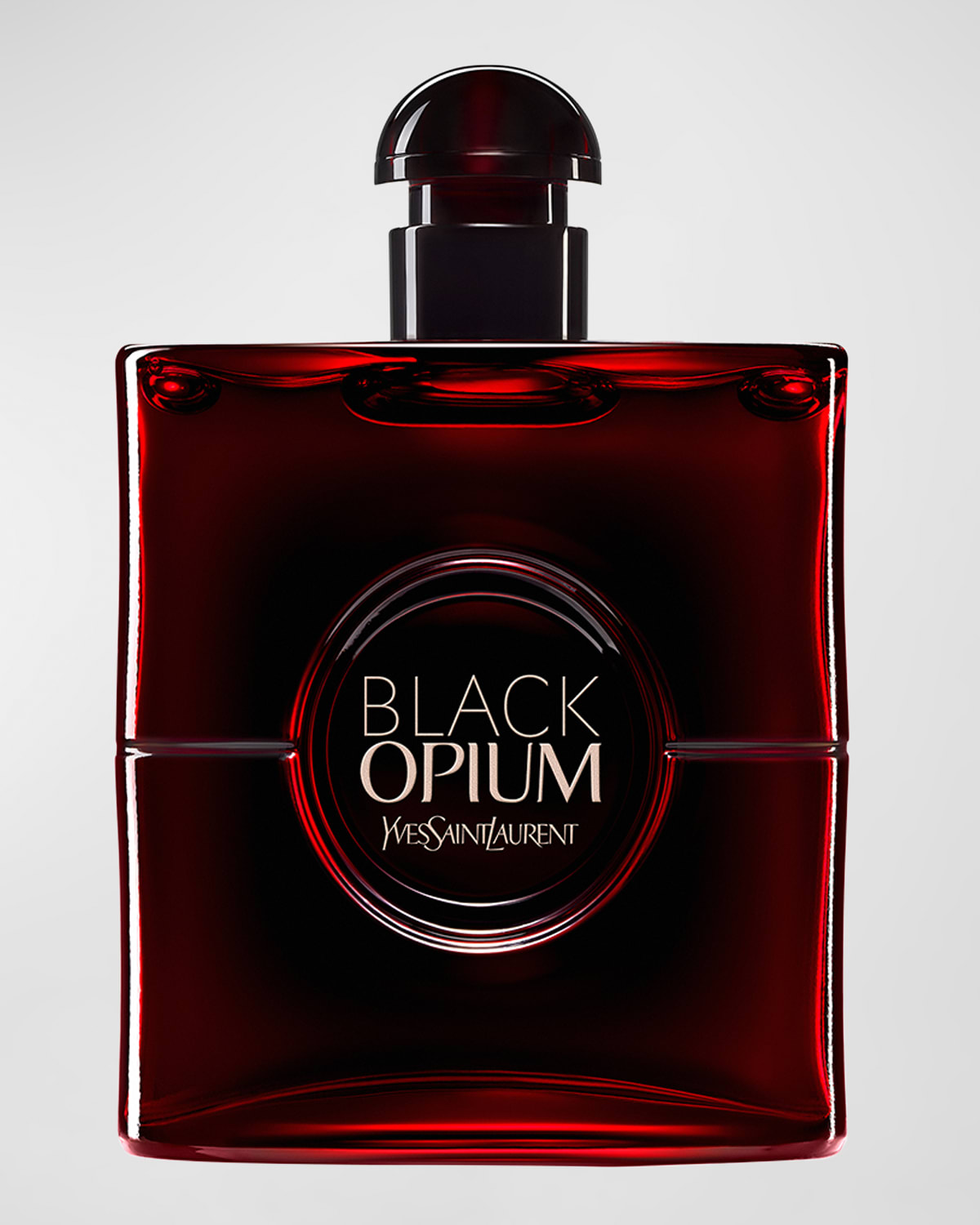 Shop Saint Laurent Black Opium Eau De Parfum Over Red, 3 Oz.