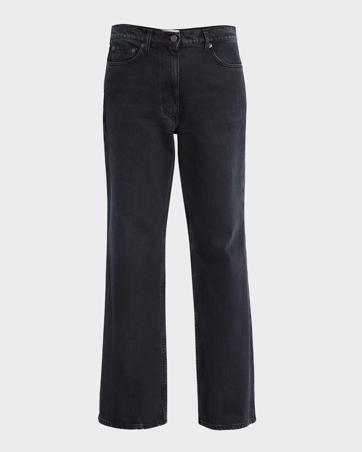 Shop The Row Dan Wide-leg Jeans In Black