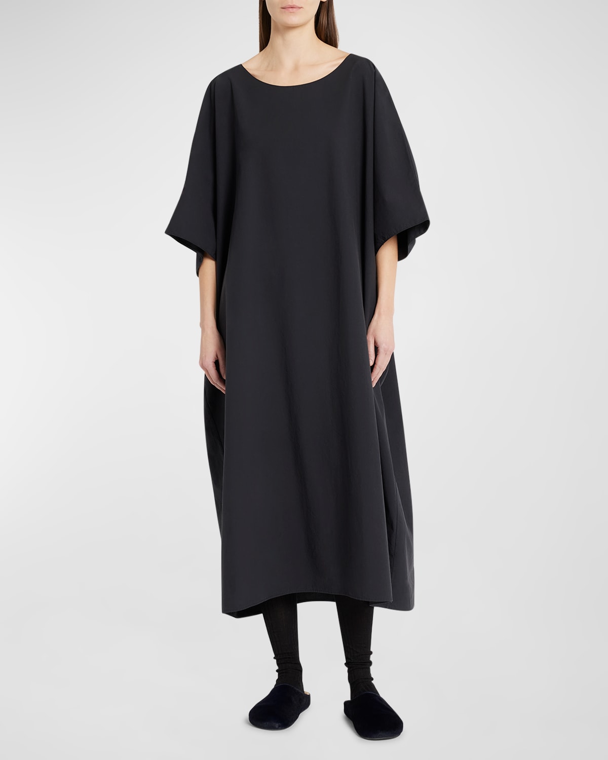 Shop The Row Isora Oversize Maxi Dress In Black