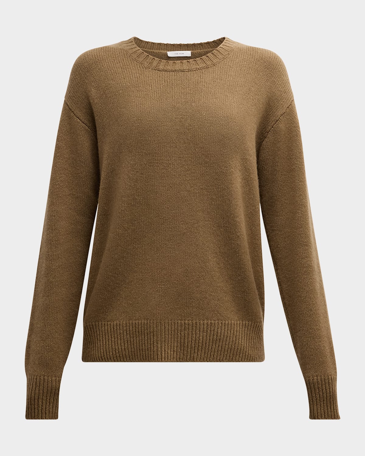 The Row Fiji Cashmere Sweater In Oak Brown