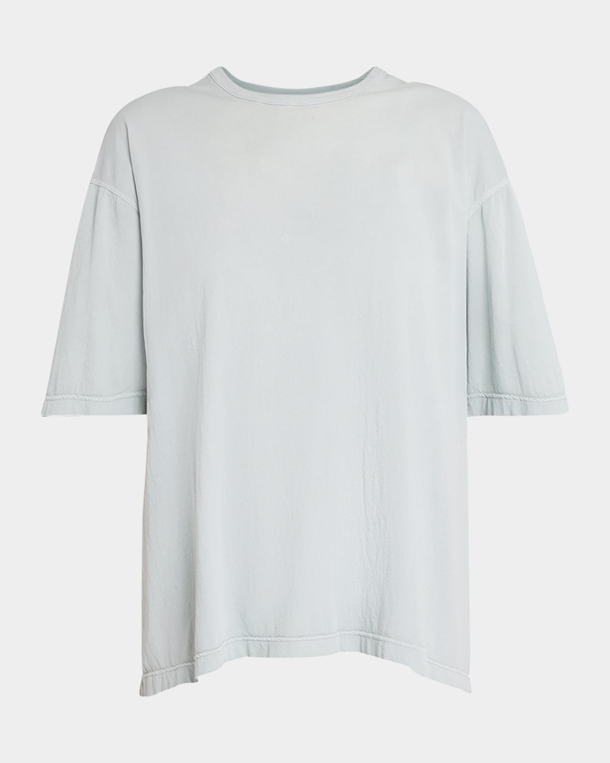 The Row Steven Relaxed Short Sleeve Top In White