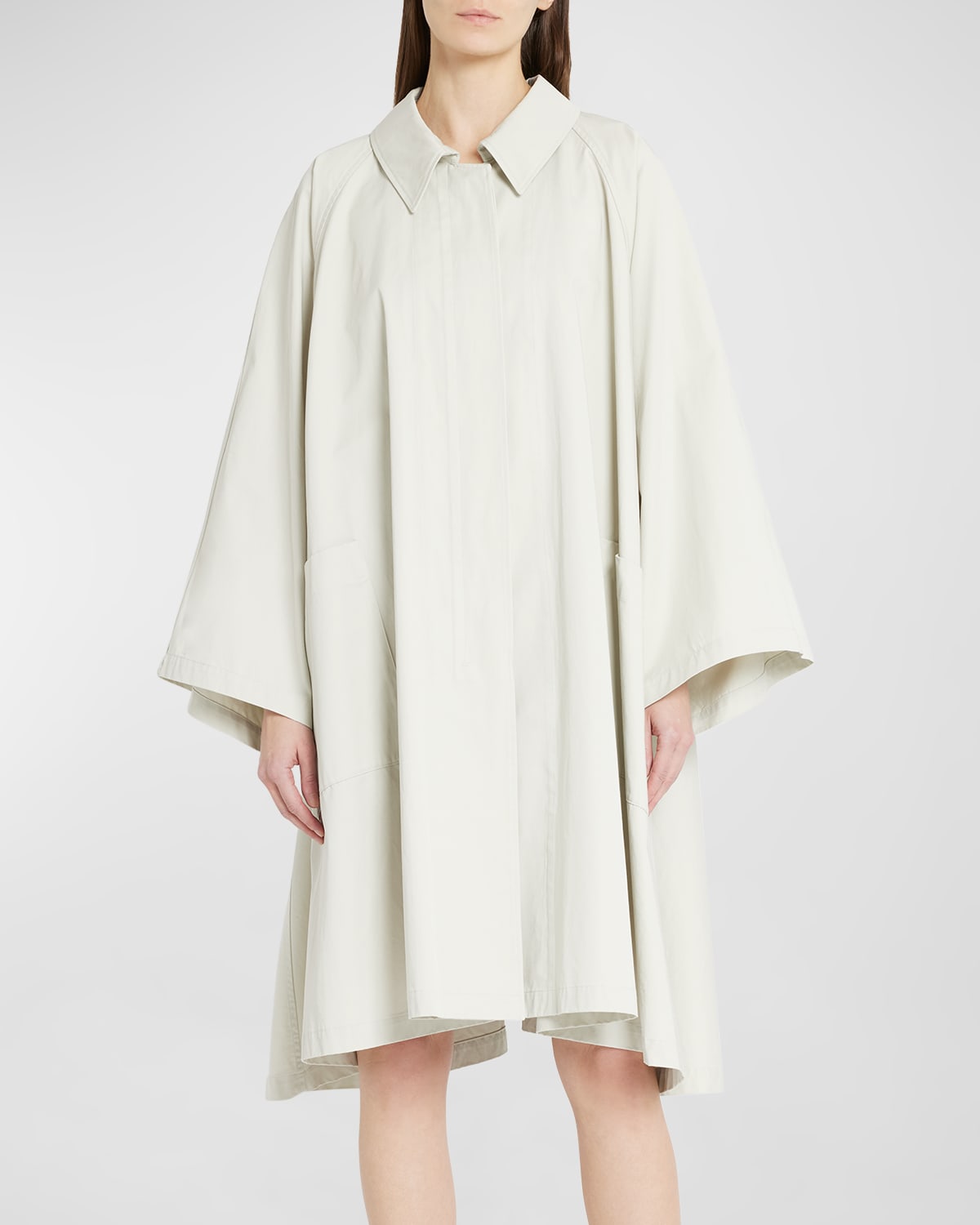 Shop The Row Leinster Wide-sleeve Coat In Ivory