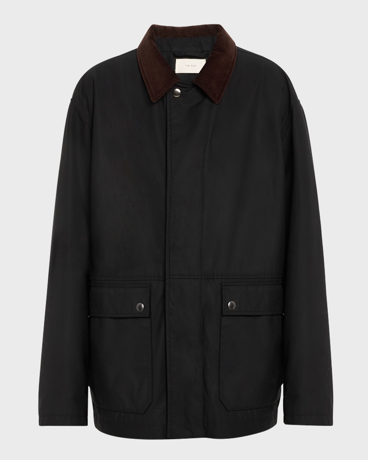 THE ROW FRANK CORDUROY-COLLAR CASHMERE JACKET 