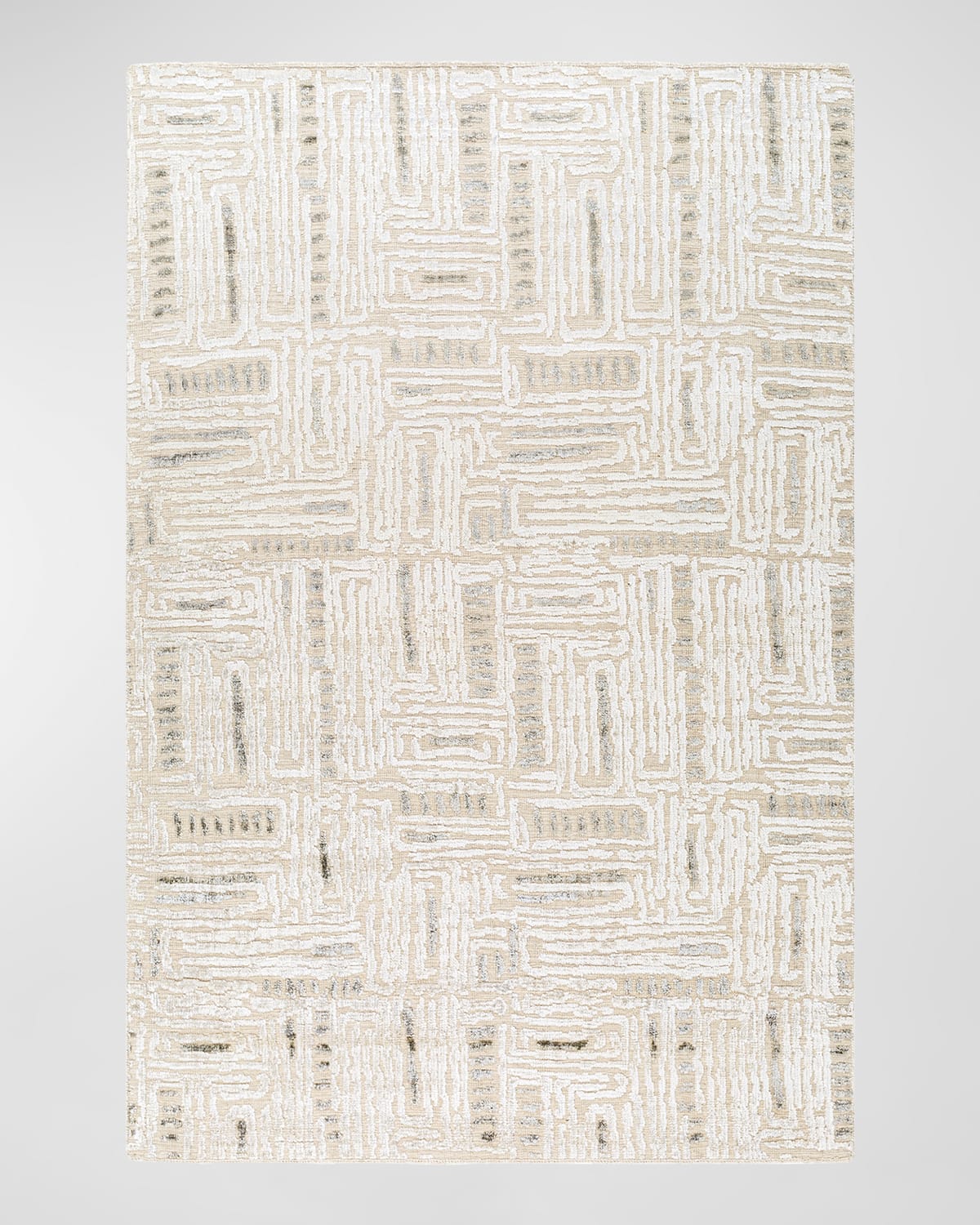 Surya Rugs Amina Beige Hand-knotted Rug, 9' X 12' In Beige, Light Sage