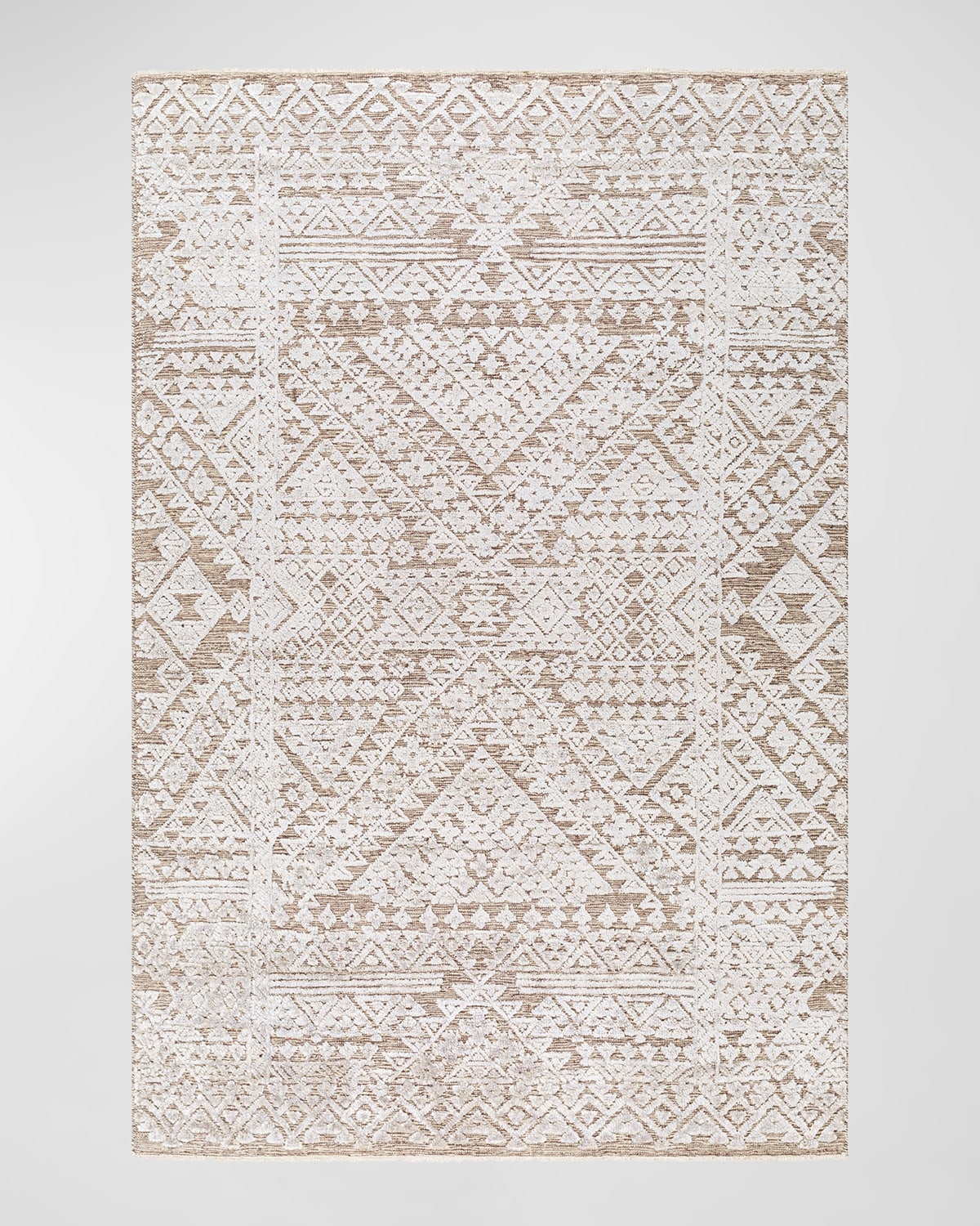 Shop Surya Rugs Amina Dark Beige Hand-knotted Rug, 6' X 9'