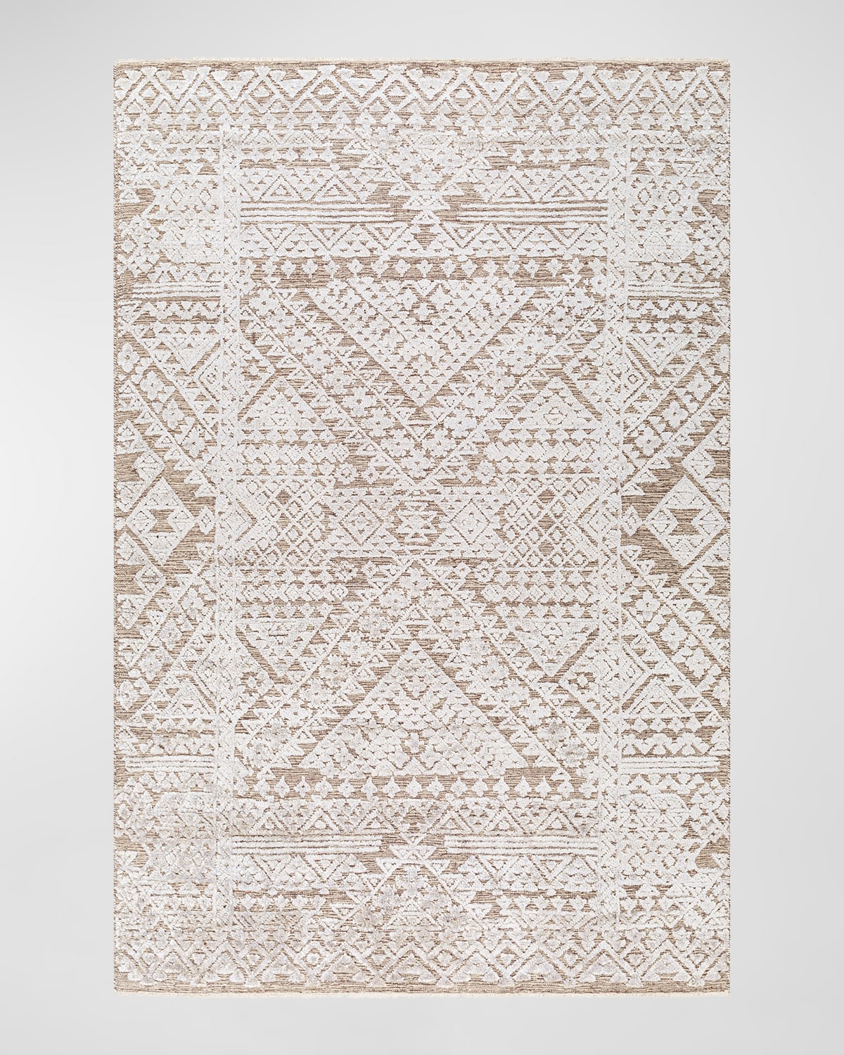 Shop Surya Rugs Amina Dark Beige Hand-knotted Rug, 9' X 12'