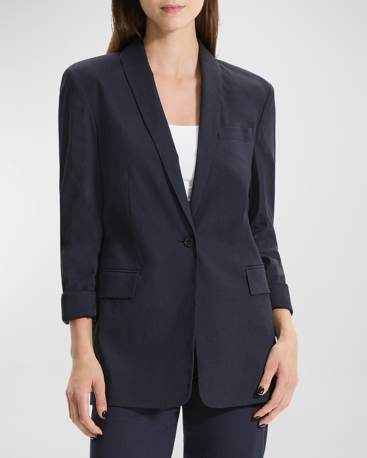 Theory linen jacket discount