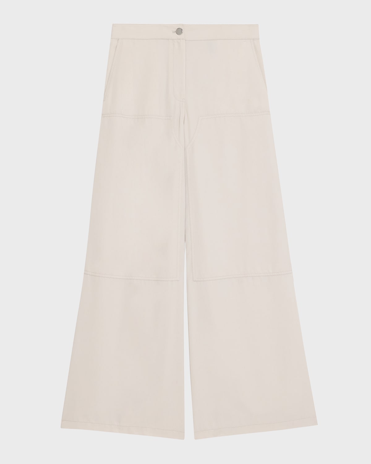 THEORY FLUID WIDE-LEG CARGO PANTS