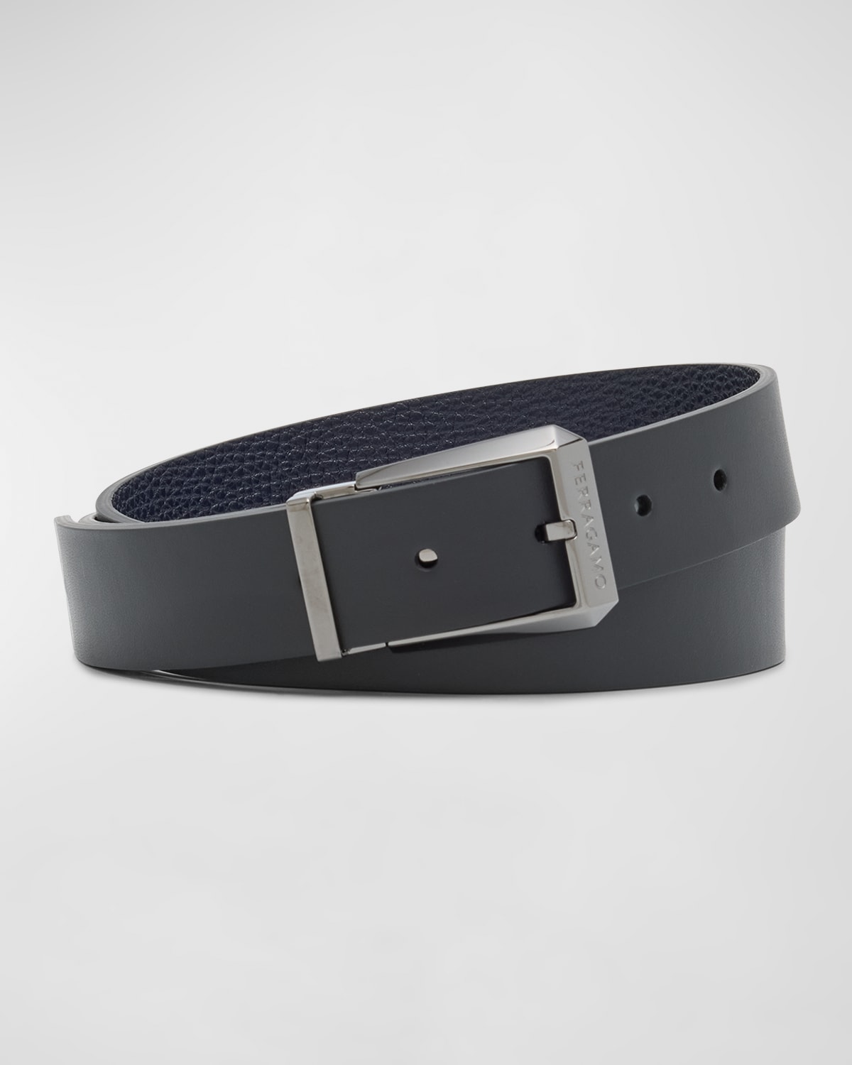 Men's Double Adjustable Leather Belt