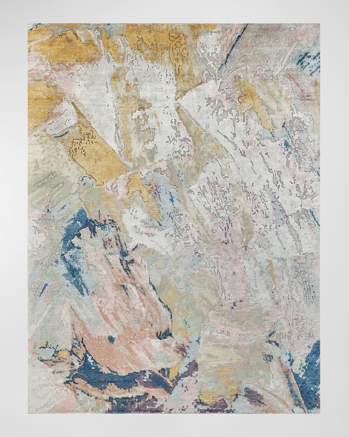 Exquisite Rugs Floor Art Hand-knotted Multi Rug, 8' X 10'