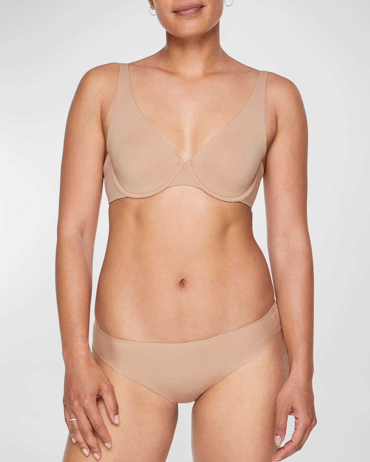 Shop Thirdlove Classic Second Skin Unlined Bra In Taupe