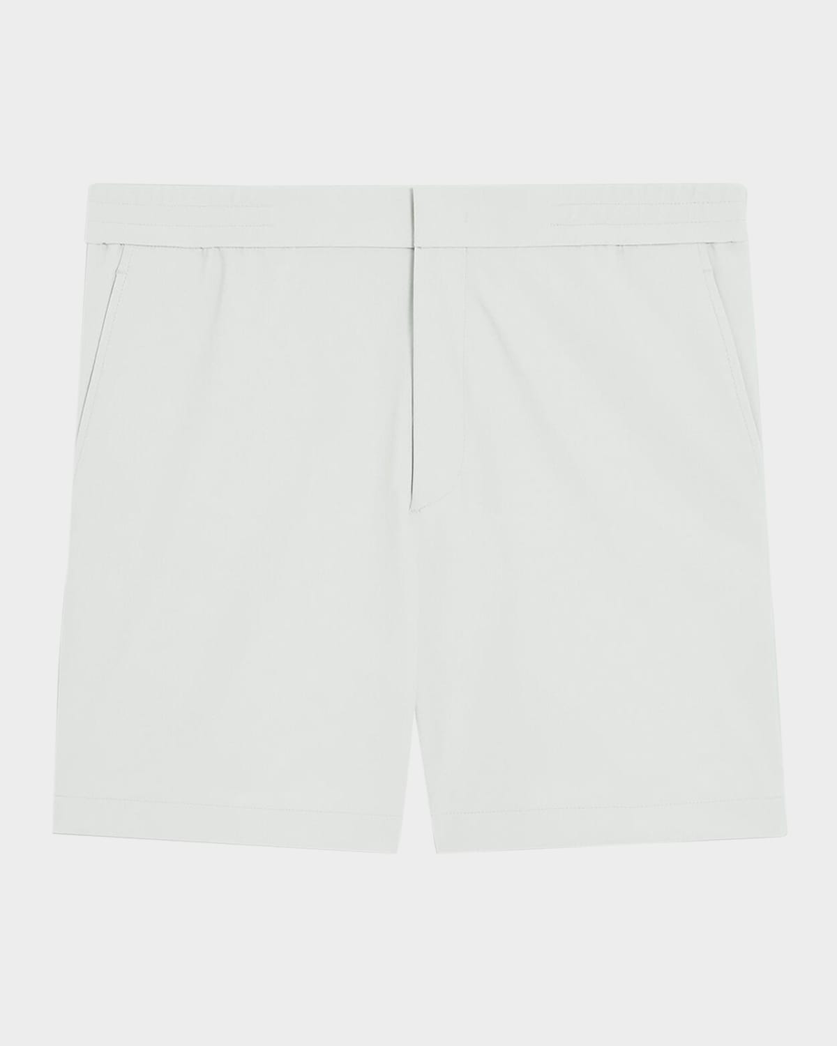 Theory Curtis Slim Fit Internal Drawstring Shorts In Fog