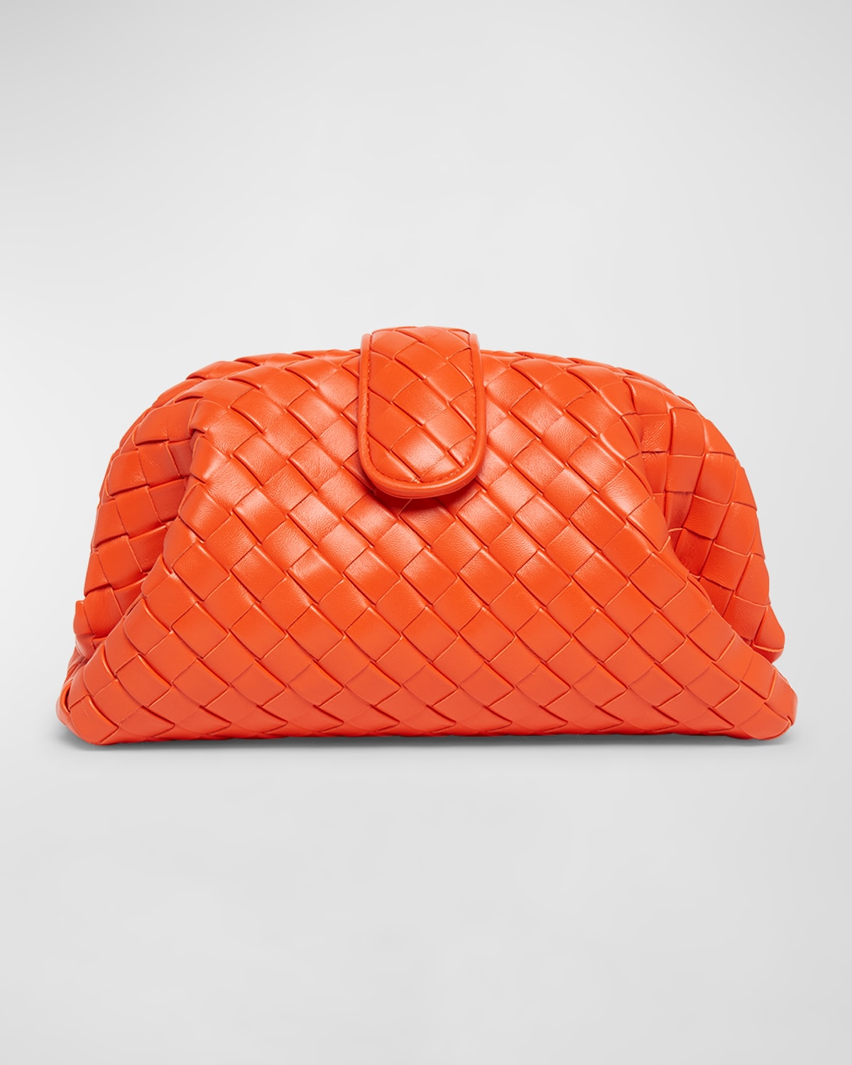 Bottega Veneta Teen Lauren 1980 Bag With Chain In Orange