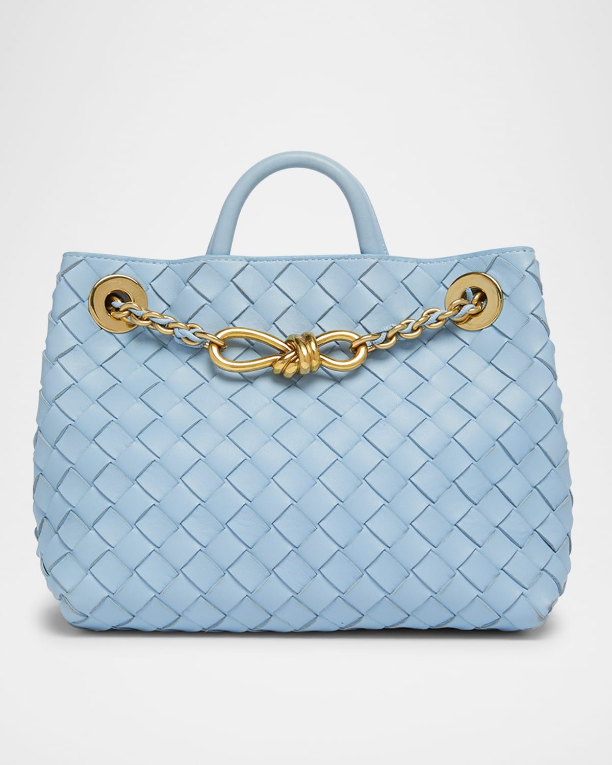 Bottega Veneta Small Andiamo Shoulder Bag With Chain Strap