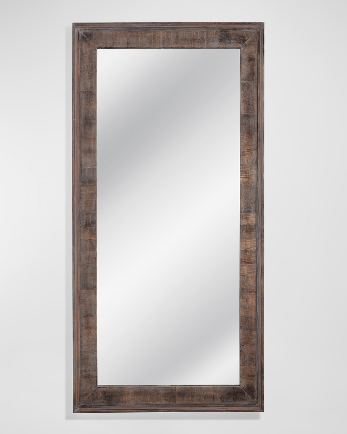 Katherine Noble By Bmc Faye 80" Floor Mirror In Rustic Brown